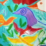 Schilderij Vreemde Vogels