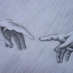 Tekening Hand van God